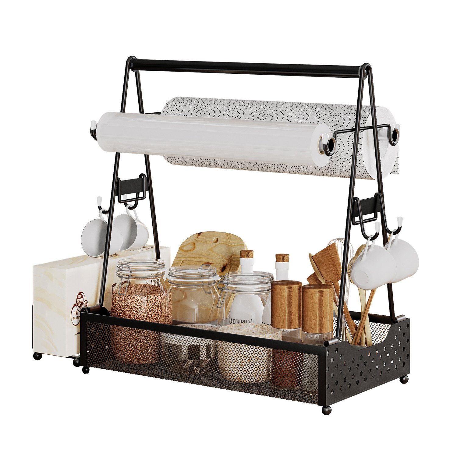 Metal Grill Caddy Utensil